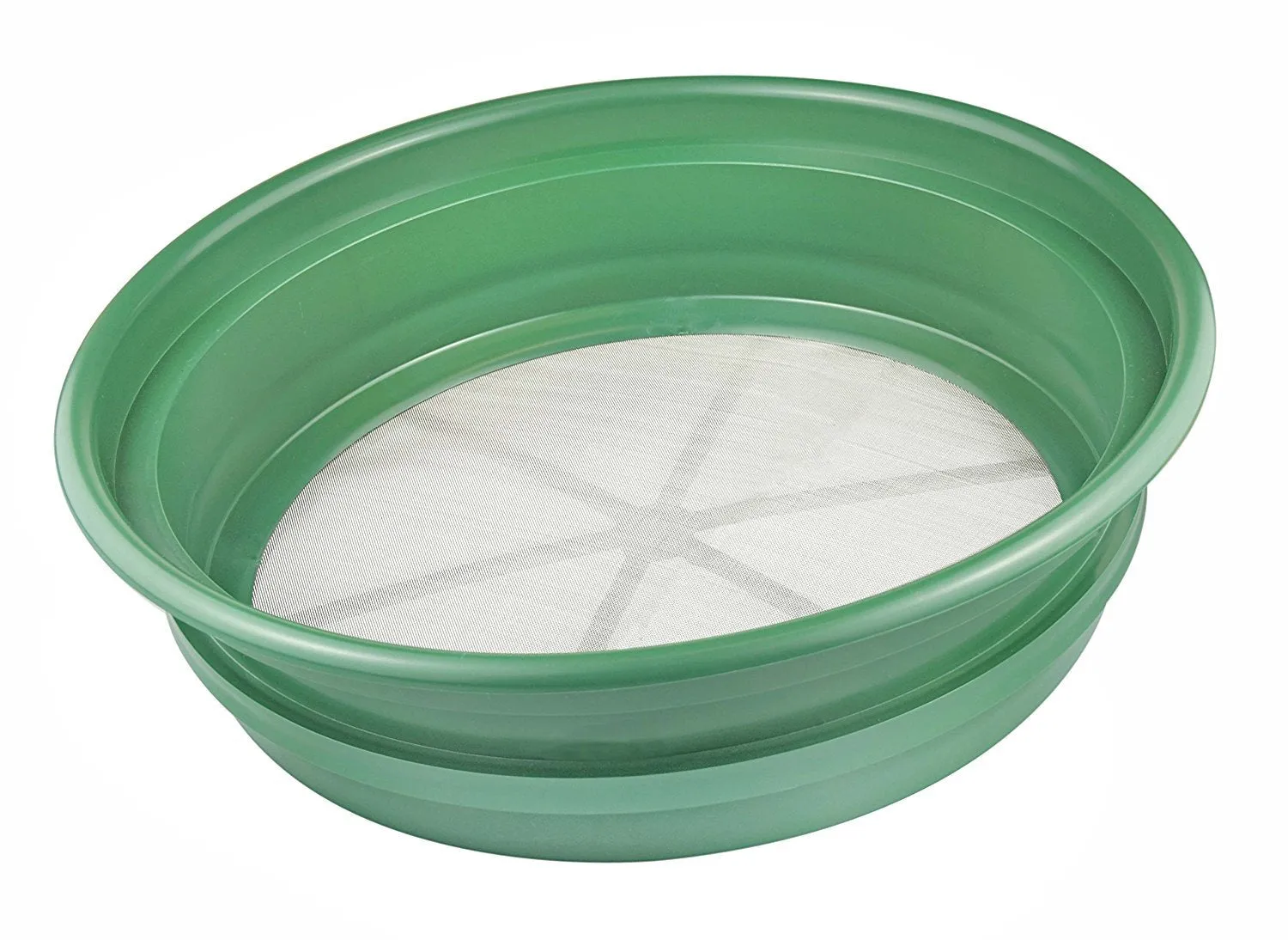 SE GP2-150 Patented Stackable 13-1/4&quot; Sifting Pan, Mesh Size 1/50&quot;