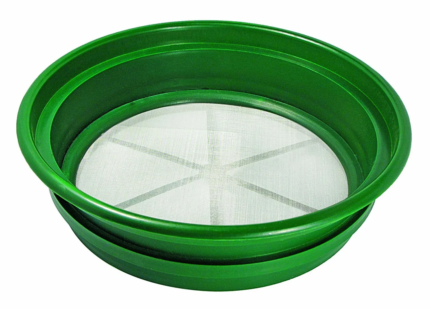 SE GP2-150 Patented Stackable 13-1/4&quot; Sifting Pan, Mesh Size 1/50&quot;