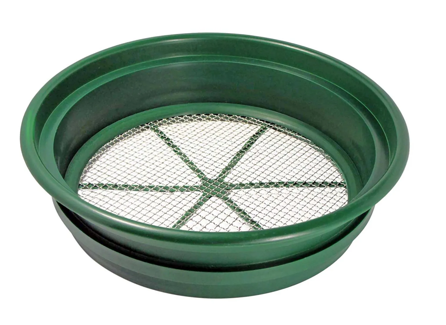 SE GP2-18 Patented 13-1/4&quot; Stackable Sifting Pan, 1/8&rdquo; Mesh Screen