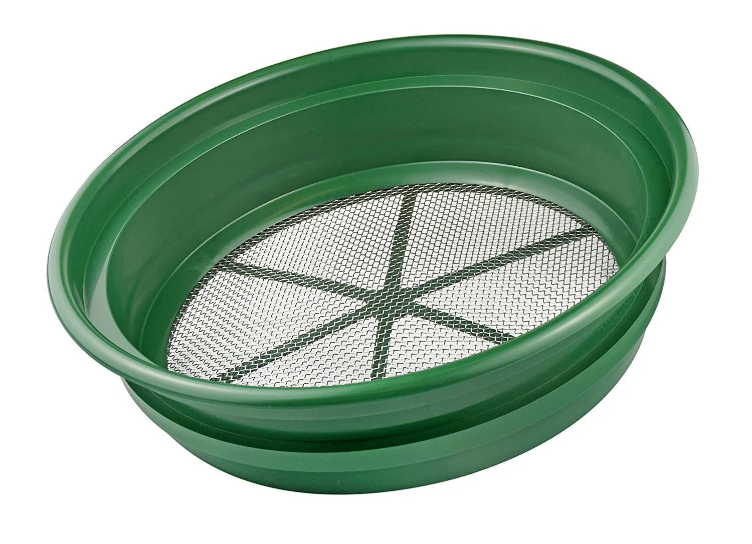 SE GP2-18 Patented 13-1/4&quot; Stackable Sifting Pan, 1/8&rdquo; Mesh Screen