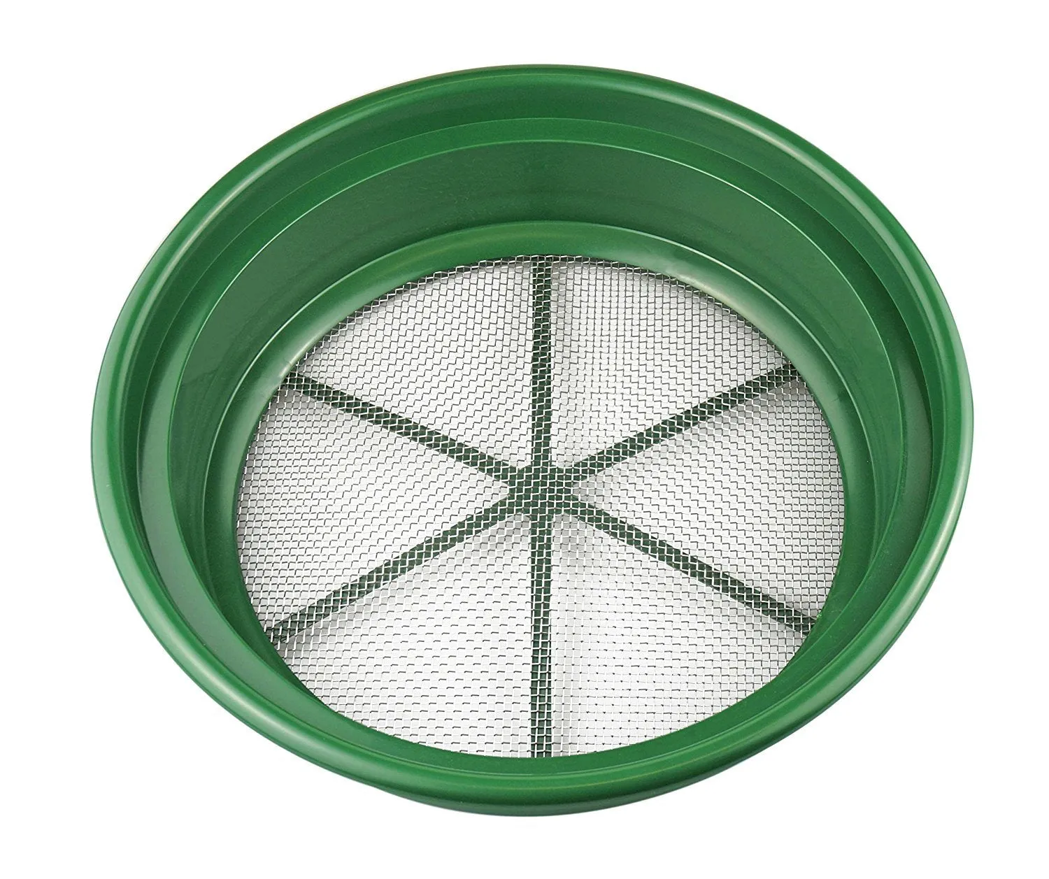 SE GP2-18 Patented 13-1/4&quot; Stackable Sifting Pan, 1/8&rdquo; Mesh Screen