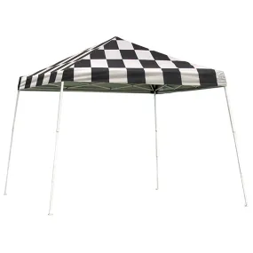 ShelterLogic | Pop-Up Canopy HD - Slant Leg 10 x 10 ft. Checkered Flag