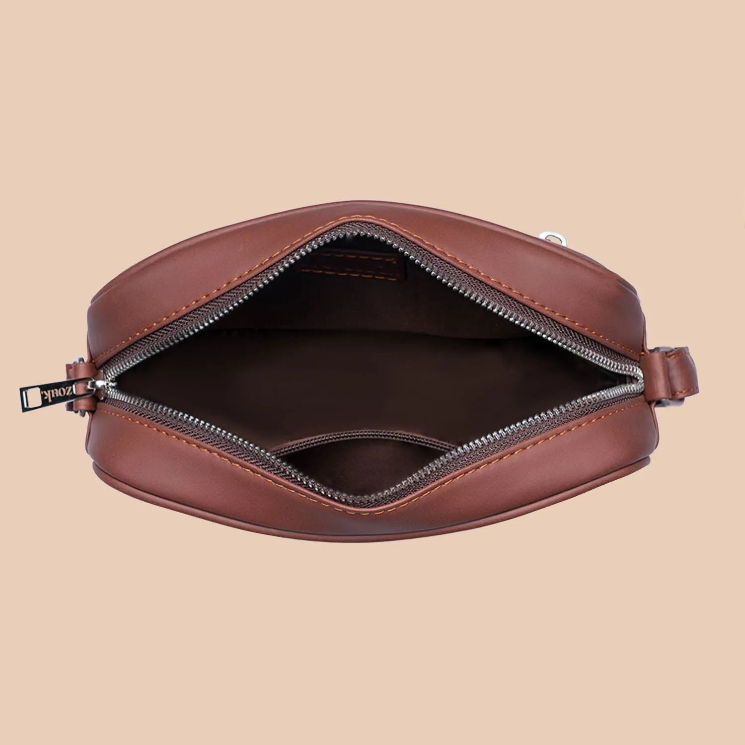 Shobha Niwas Lotus Motif Sling Bag