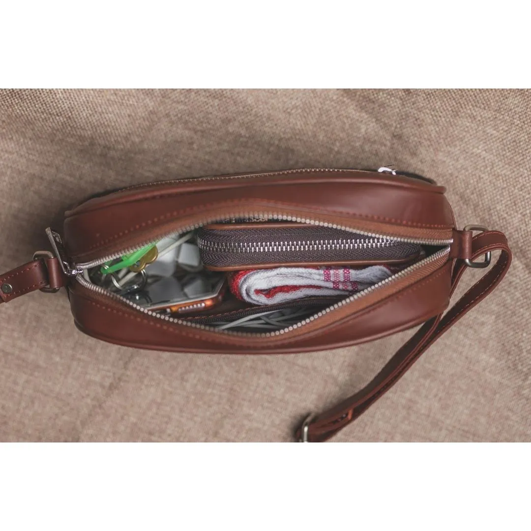 Shobha Niwas Lotus Motif Sling Bag
