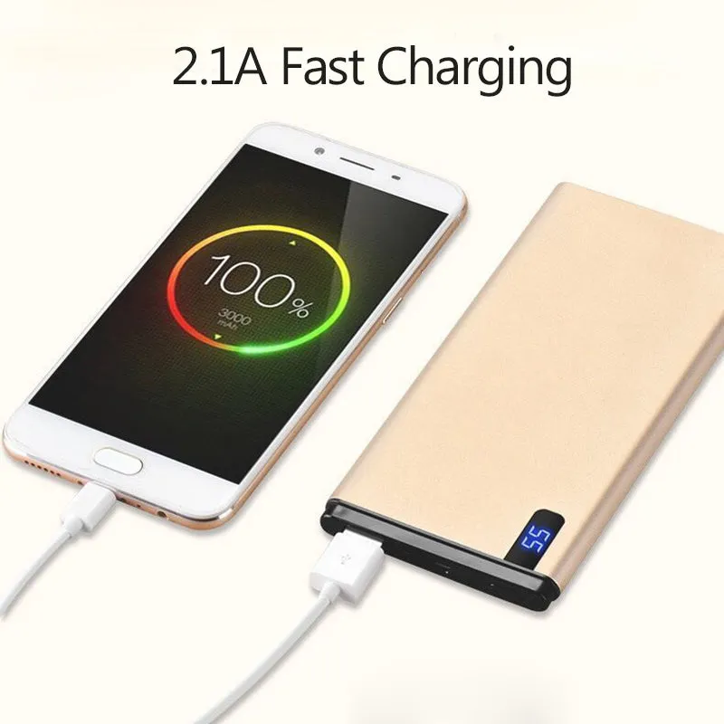 Slim 10000 mAh Power Bank