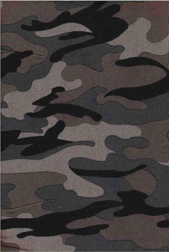 SOFT POLYESTER MESH CAMOUFLAGE NF00033-005