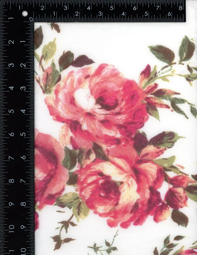 SOFT POLYESTER MESH FLORAL NFF190145-005