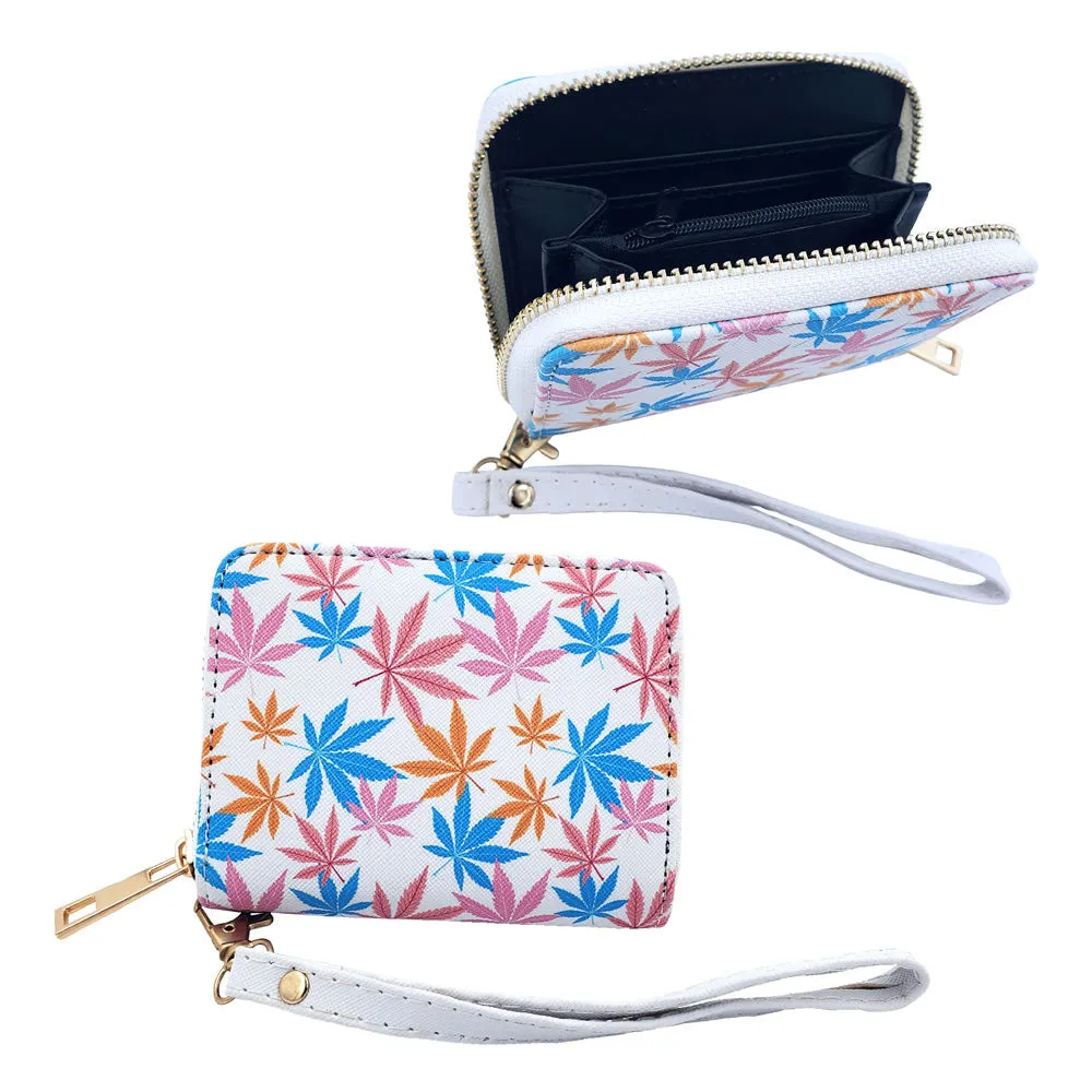Stoner Wallet All Over Leaf Design