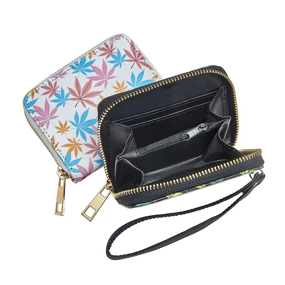 Stoner Wallet All Over Leaf Design