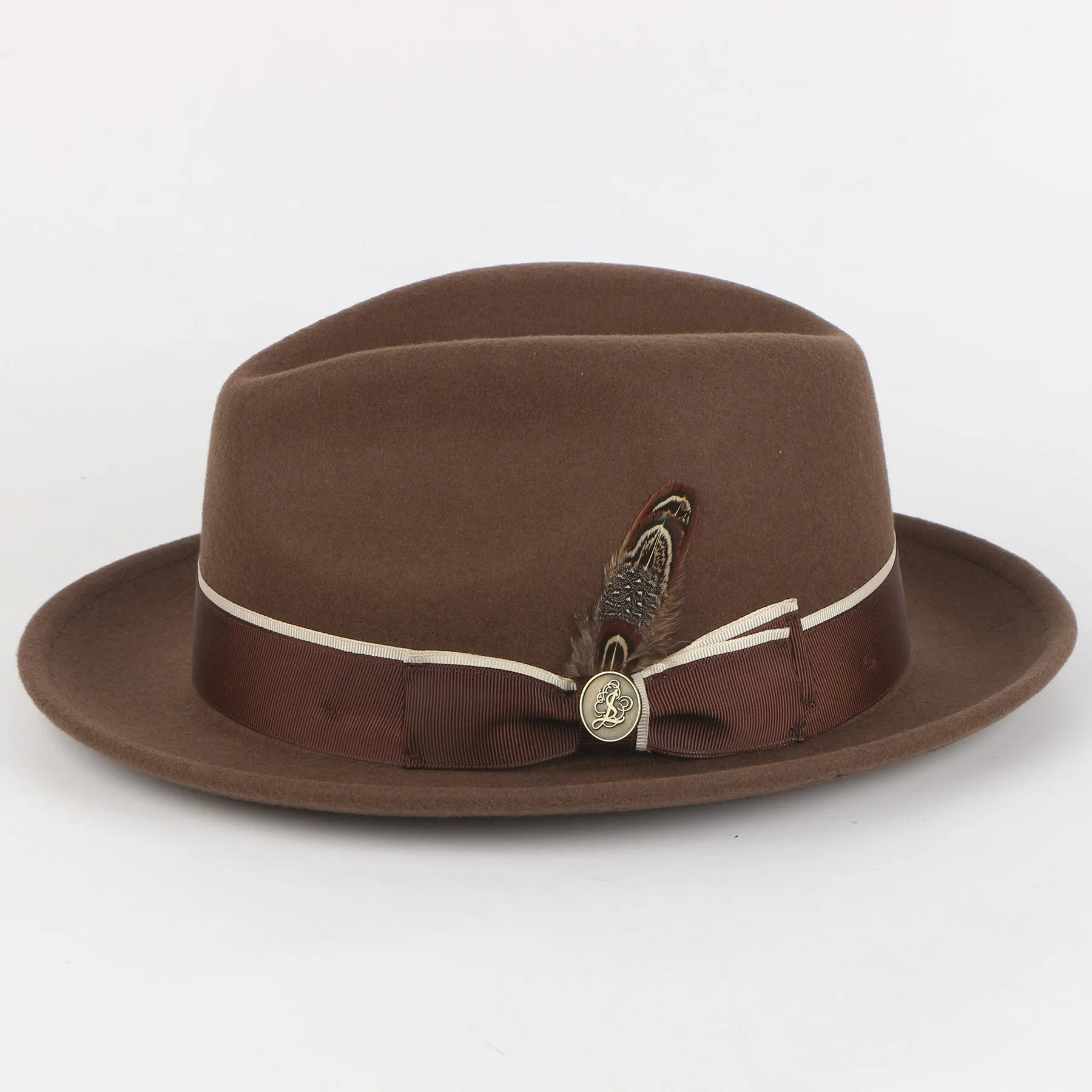 The Bogart Fedora | Felt Hat | Brown