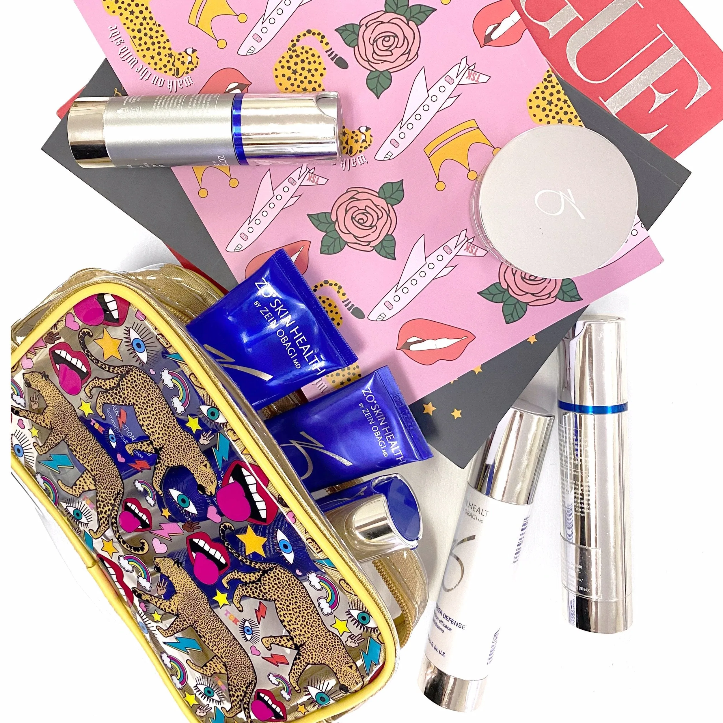 The Sis Kiss Graphic Cosmetic Bag