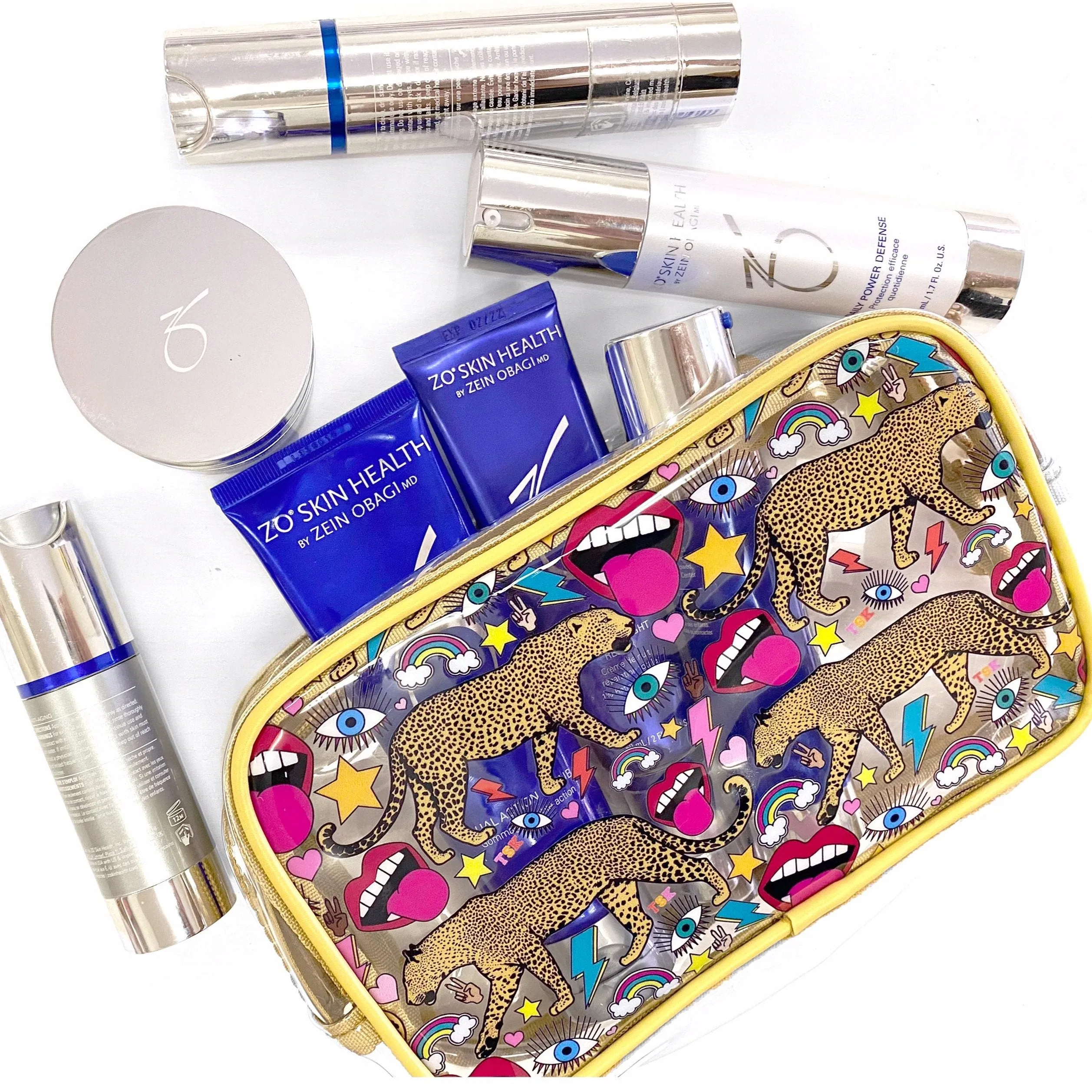 The Sis Kiss Graphic Cosmetic Bag