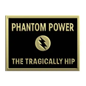 THE TRAGICALLY HIP Phantom Power 25th Anniversary Belt Buckle Antique Brass