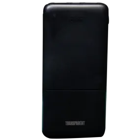 TRANSPARENT 10000mAh Power Bank (PB102) Super Fast Charge with Long Lasting Battery