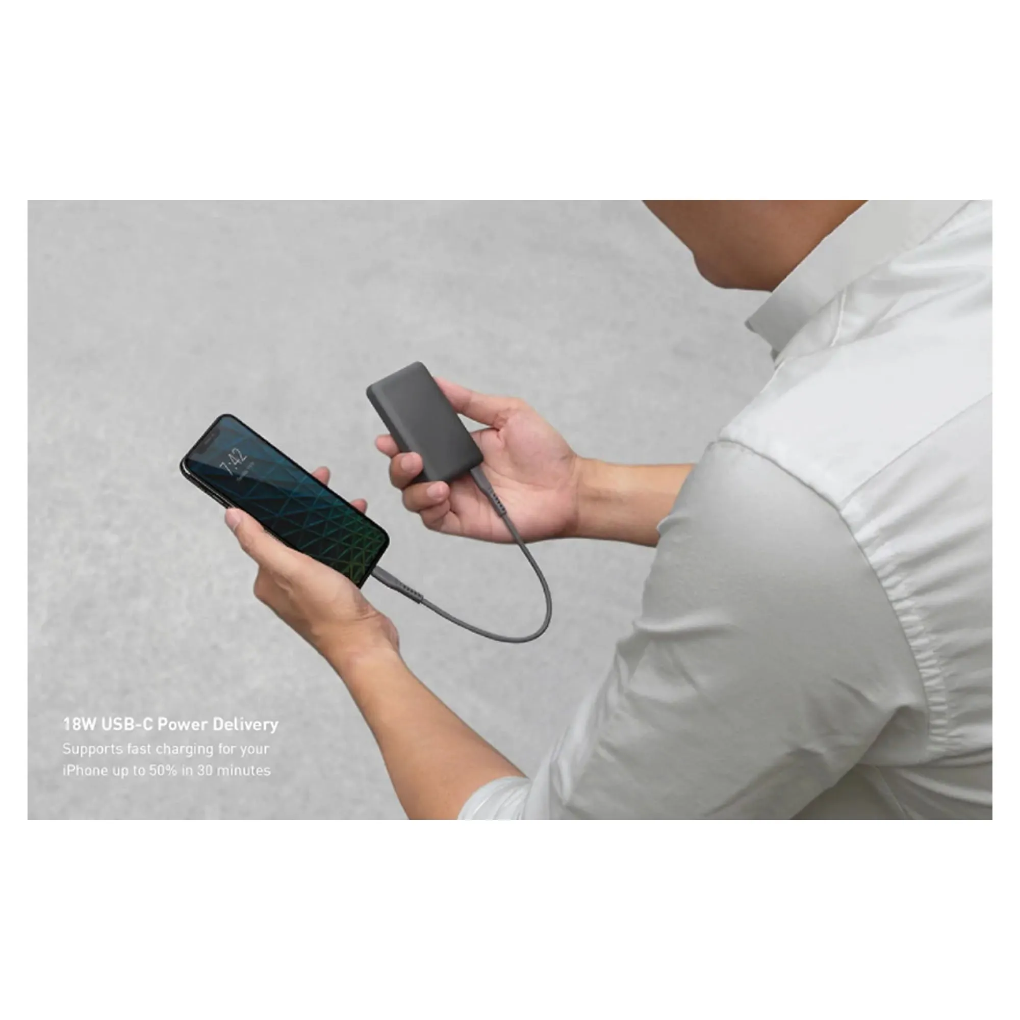Uniq Fuele Mini PocketSlim 8000 mAh USB-C 18W PD Power Bank - Green (Barcode: 8886463676356 )
