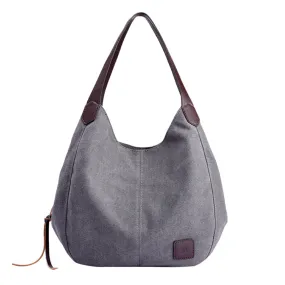 Women's Canvas Handbags Vintage High Quality