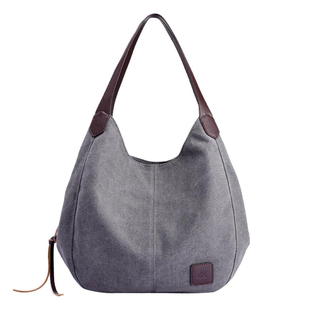 Women's Canvas Handbags Vintage High Quality