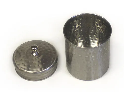 Zuccor Silver Stainless Steel 700ml Canister with Nickle Finish - 5.5"